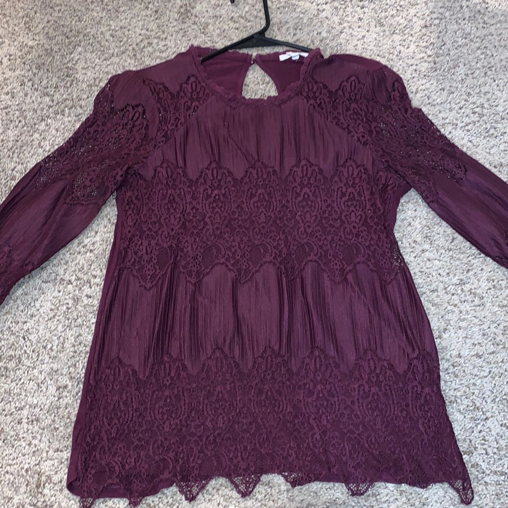Maroon blouse